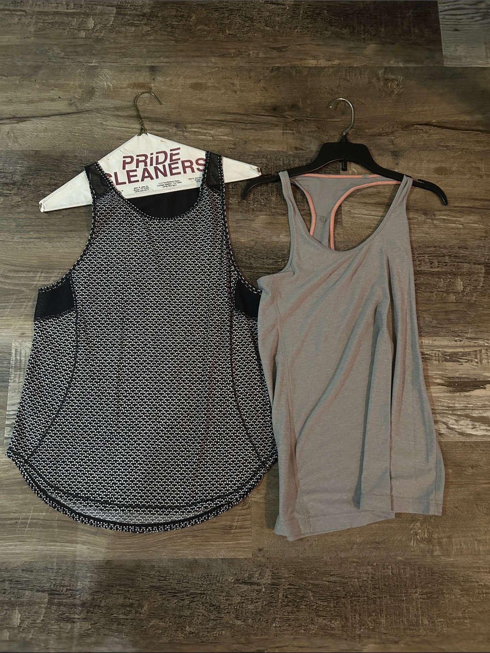 Lululemon Women's Gray Patterned and Solid Tank Tops - Set of 2